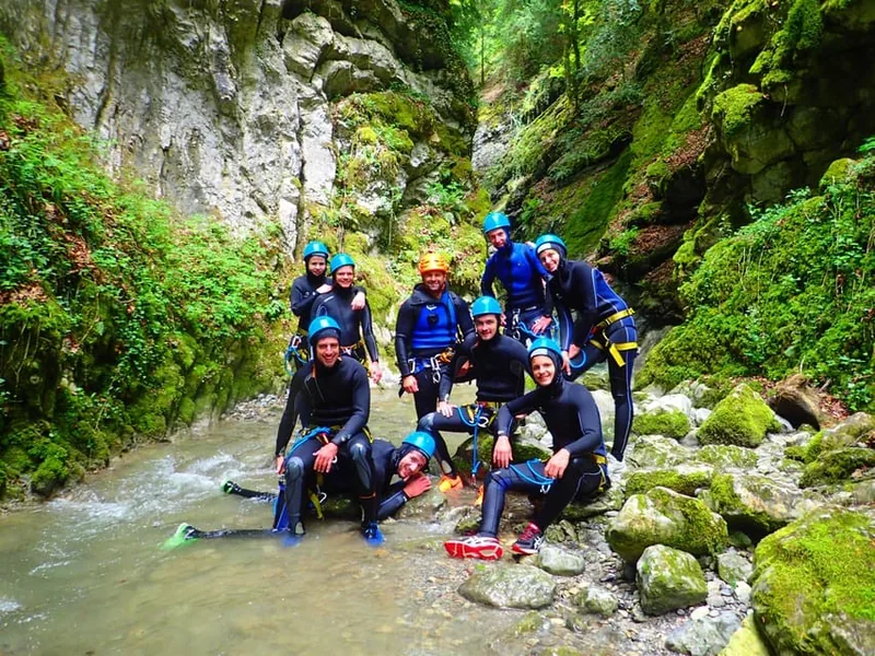 Talloires: Guided Canyoning Experience in Angon Canyon